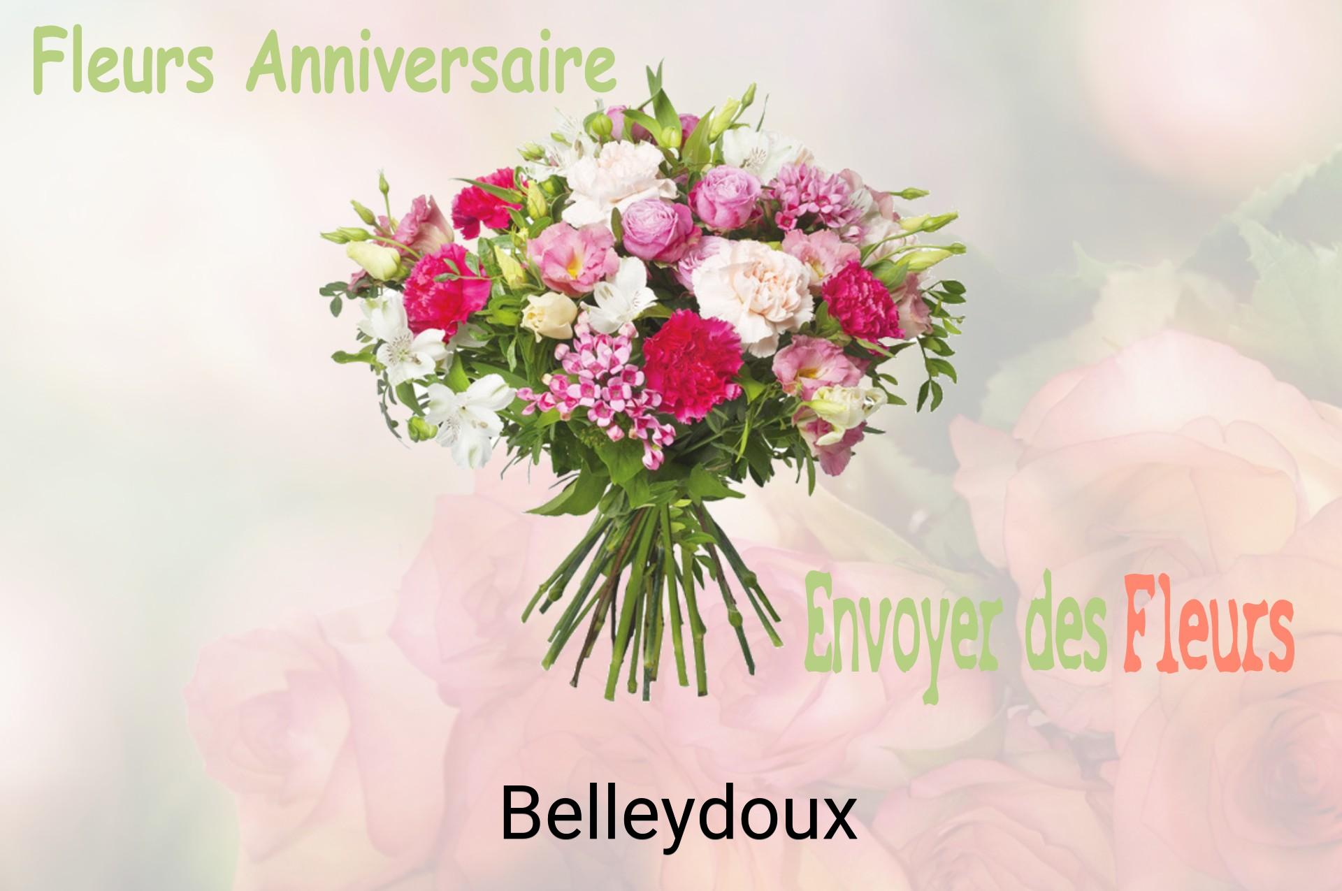 Bouquet de fleurs d’anniversaire livré à Belleydoux