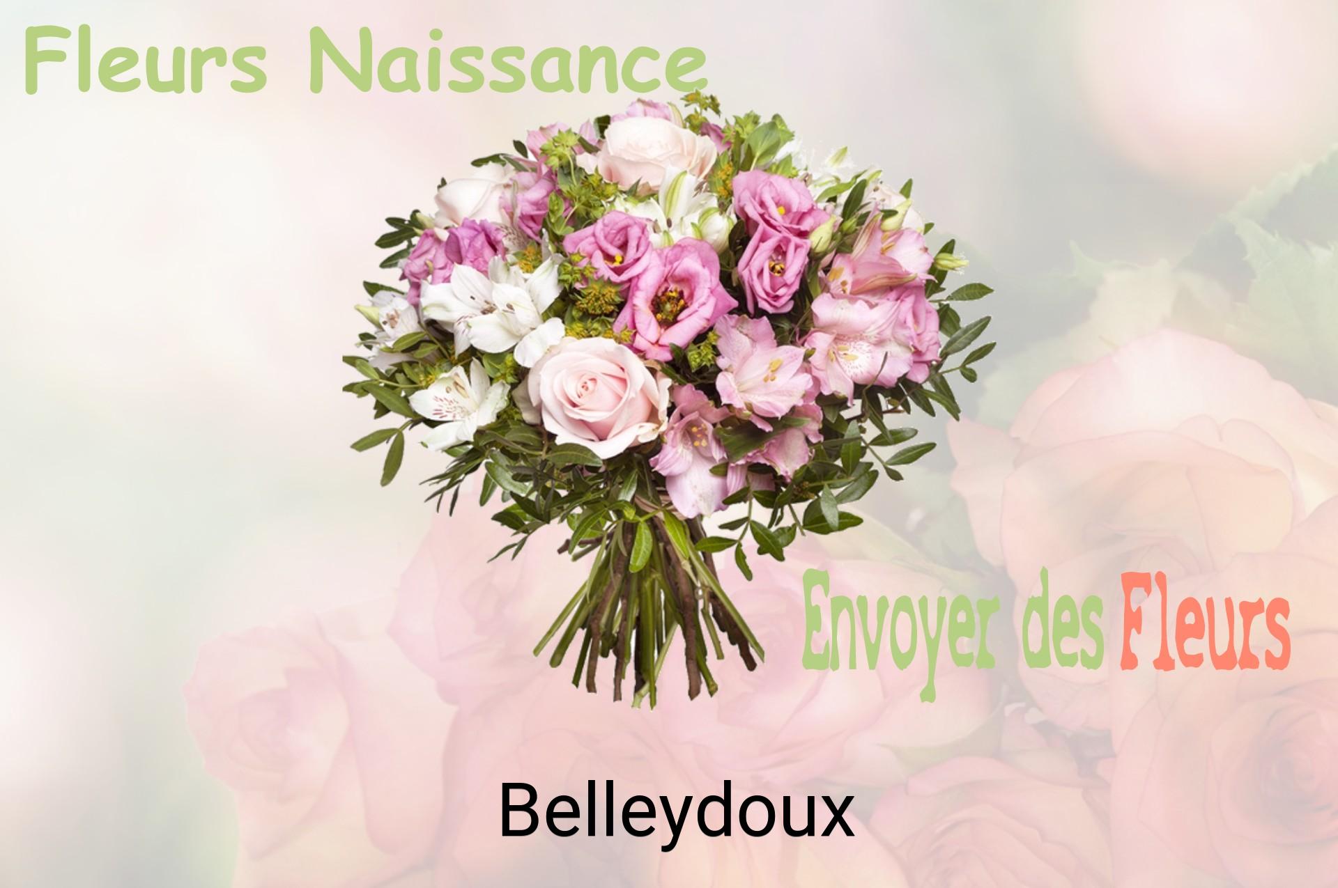 Bouquet de fleurs de naissance livré à Belleydoux